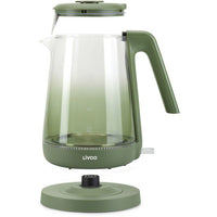 Wasserkocher  LIVOO  DOD216V  2200 W  1,7 l  Glas / Grün