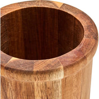 4er-Set Utensilien mit Topf - LIVOO - MES153G - Topf und Utensilien Akazie FSC - Silikon 31 cm - Top