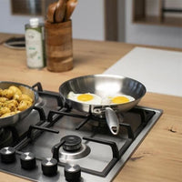 Brigade - 24 cm stainless steel frying pan - LIVOO - MEP158 - Triply stainless steel - Suitable for 