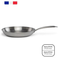 Brigade - 28 cm stainless steel frying pan - LIVOO - MEP159 - Triply stainless steel - Suitable for 
