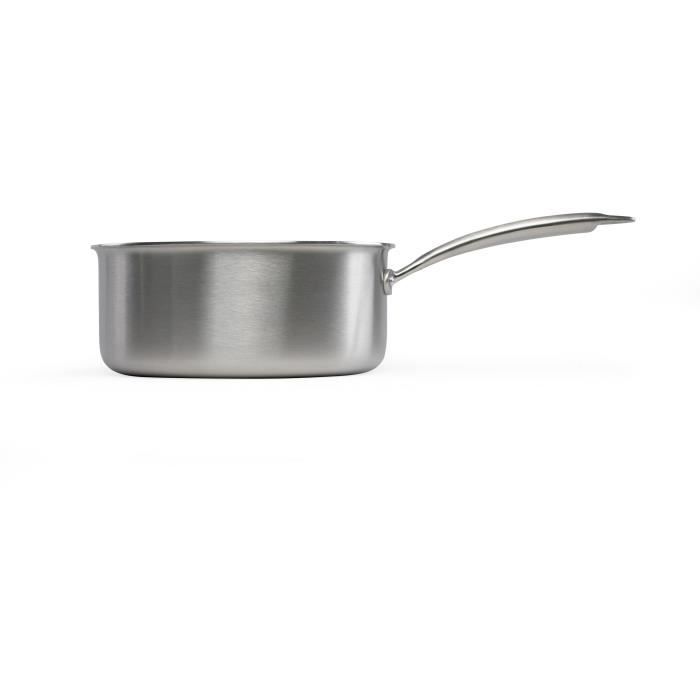 Brigade - 20 cm stainless steel saucepan - LIVOO - MEP161 - Triply stainless steel - Suitable for al