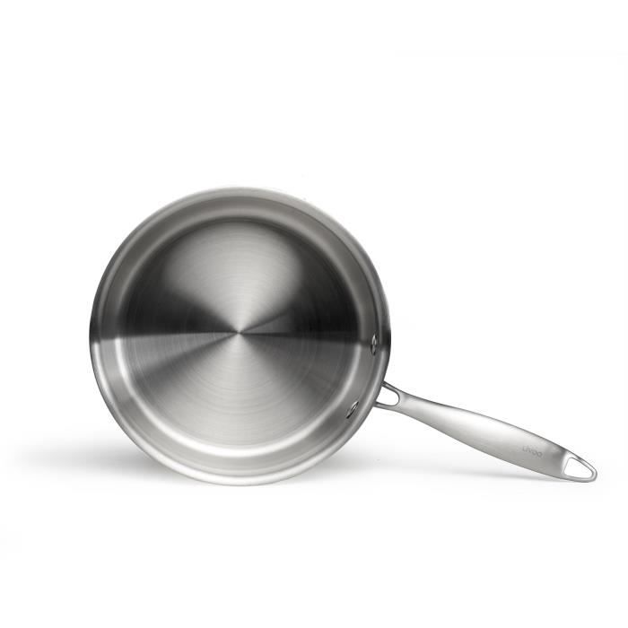 Brigade - 20 cm stainless steel saucepan - LIVOO - MEP161 - Triply stainless steel - Suitable for al