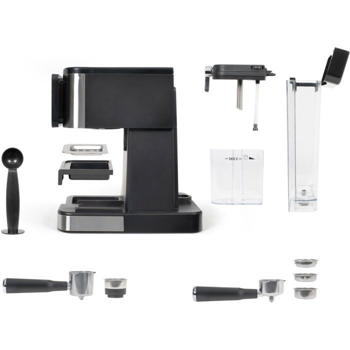 Multifunktionale Espressomaschine - LIVOO x Marmiton - DOD222CO - 20 bar Druck - 1350 W - Schwarz un