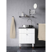 Set of 2 towels - LOVELY HOME - 2 Shower sheets 70 x 140 cm - Beige