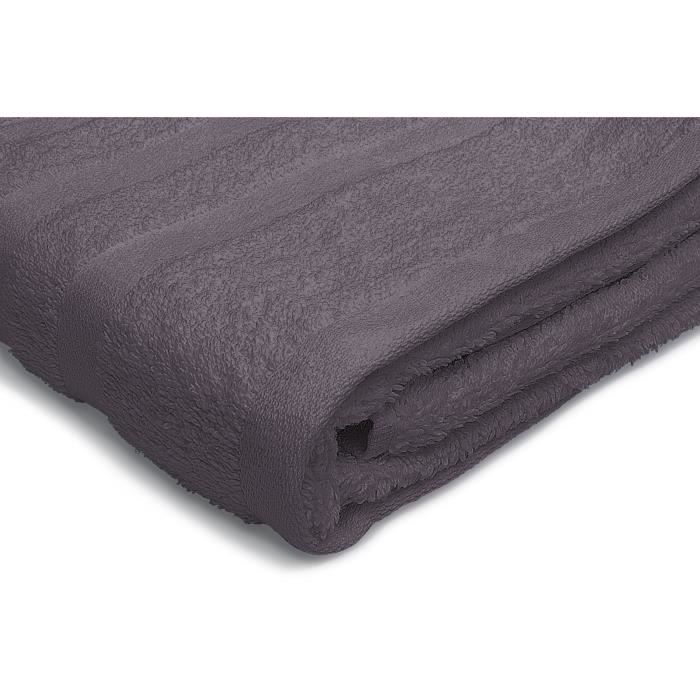 Set of 2 towels - LOVELY HOME - 2 Shower sheets 70 x 140 cm - Anthracite gray
