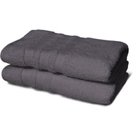 Set of 2 towels - LOVELY HOME - 2 Shower sheets 70 x 140 cm - Anthracite gray