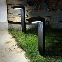 Set of 2 solar beacons to plant - LUMISKY - OSTRY - H41 cm - cold white LED
