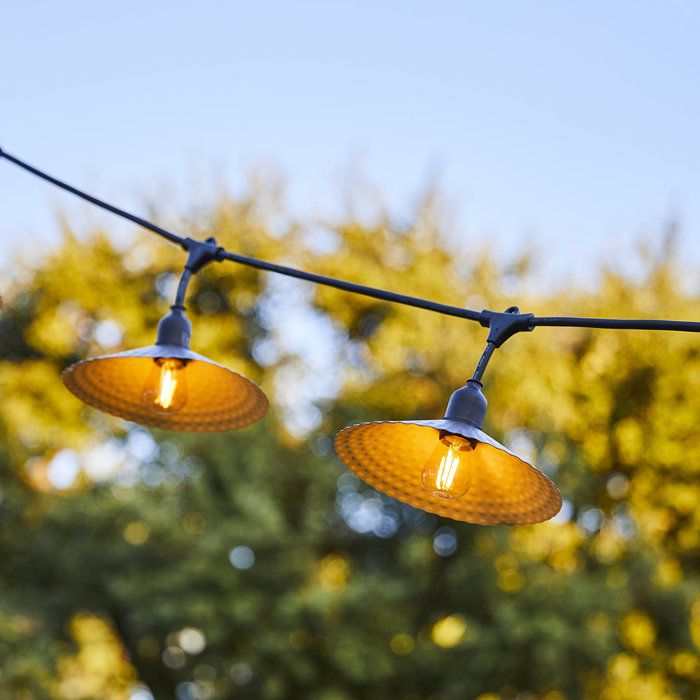 Lichterkette für den Außenbereich  LUMISKY  VINTY LIGHT VERBINDBAR  10 E27 LED-Filamentlampen  W