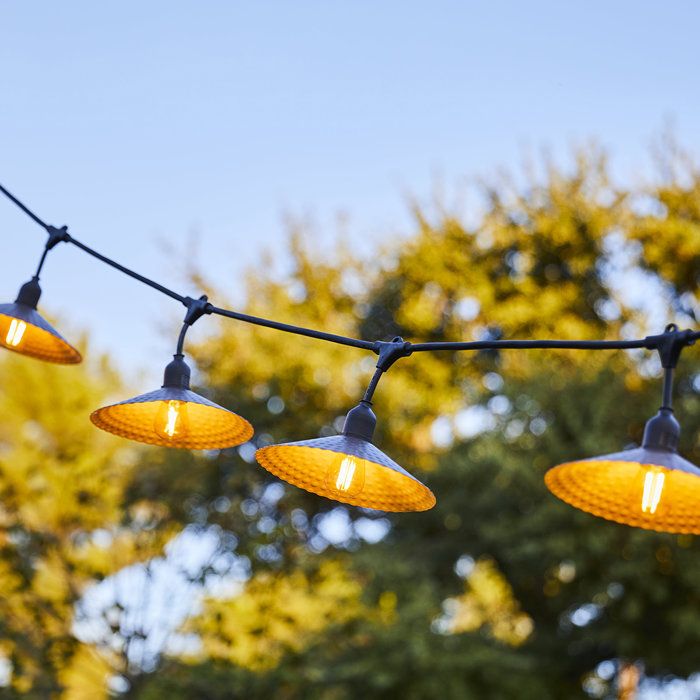 Lichterkette für den Außenbereich  LUMISKY  VINTY LIGHT VERBINDBAR  10 E27 LED-Filamentlampen  W