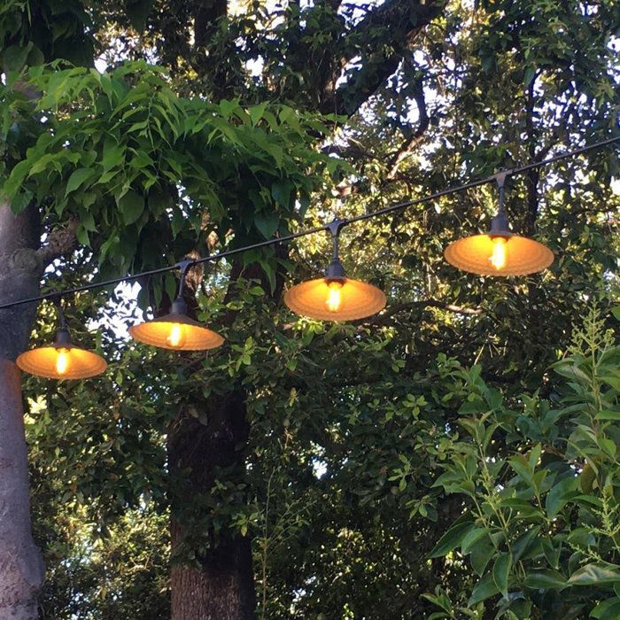 Lichterkette für den Außenbereich  LUMISKY  VINTY LIGHT VERBINDBAR  10 E27 LED-Filamentlampen  W
