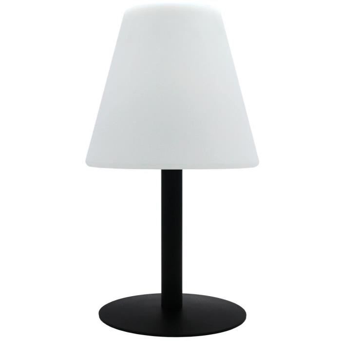 Solar and rechargeable table lamp - LUMISKY - STANDY MINI SOLAR RGB - H36 cm - Dimmable multicolor L