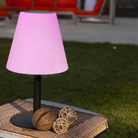 Solar and rechargeable table lamp - LUMISKY - STANDY MINI SOLAR RGB - H36 cm - Dimmable multicolor L