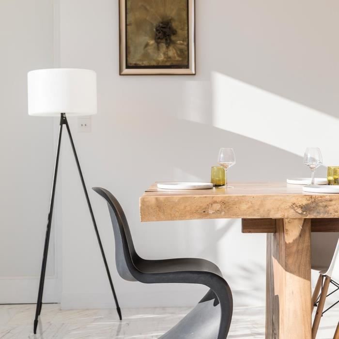 Wireless floor lamp - LUMISKY - TAMBOURY - H150 cm - Dimmable multicolor LED