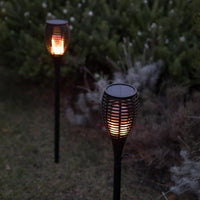 LUMI GARDEN Maity Sun solar torch - Flame effect - LED - H 80 cm - Warm white