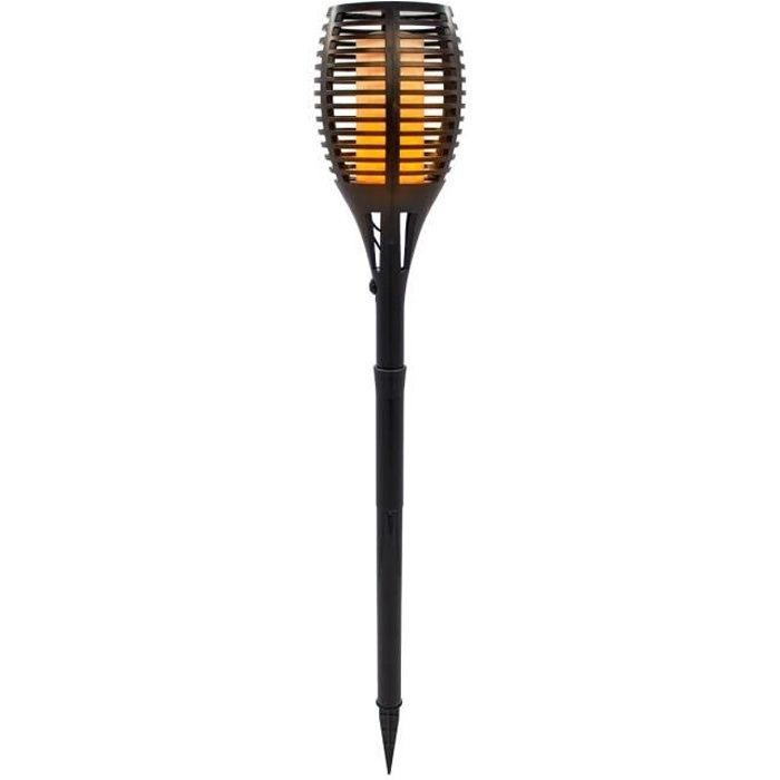 LUMI GARDEN Maity Sun solar torch - Flame effect - LED - H 80 cm - Warm white