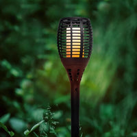 LUMI GARDEN Maity Sun solar torch - Flame effect - LED - H 80 cm - Warm white