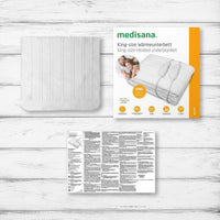 King Size MEZISANA heated topmelas - HU 676 XXL - 2 control elements, 150 x 160 cm, 4 temperature se