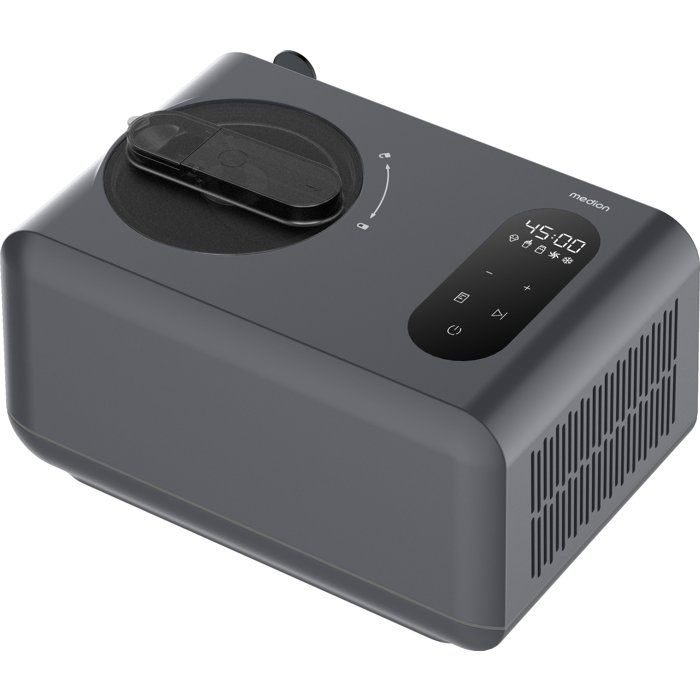 Eismaschine  MEDION  MD 100087  1,5 l  mit Kompressor  Funktionen: Eiscreme, Joghurt und Slush-