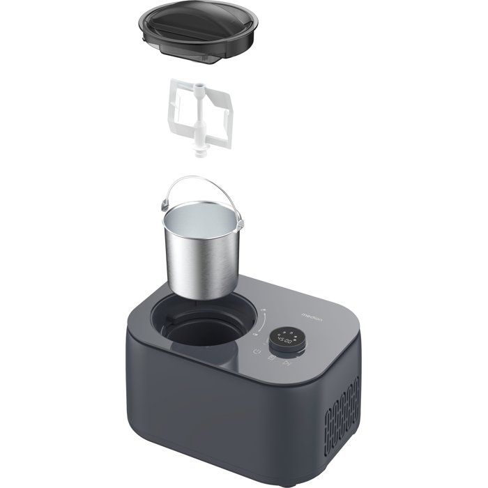 Eismaschine  MEDION  MD 100116  1 l  mit Kompressor  Funktionen: Eiscreme, Joghurt und Slush-Ei