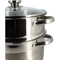 Couscoussier - MENASTYL - 4615450 - Stainless steel - 10 liters - Suitable for all hobs including in