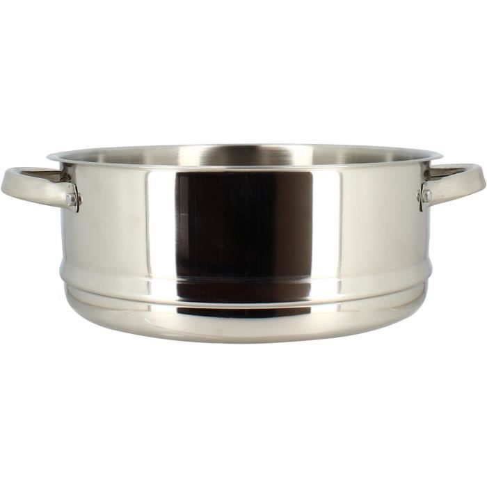 Couscoussier - MENASTYL - 4615450 - Stainless steel - 10 liters - Suitable for all hobs including in