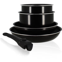 Cookware set - Induction - MENASTYL - 6020437 - Non-stick aluminum - 5 pieces - Removable handle - B