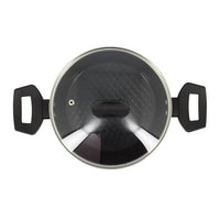 Dutch oven - MENASTYL - 6020646 - Forged aluminum - 20 cm - Black - Suitable for all heat sources in