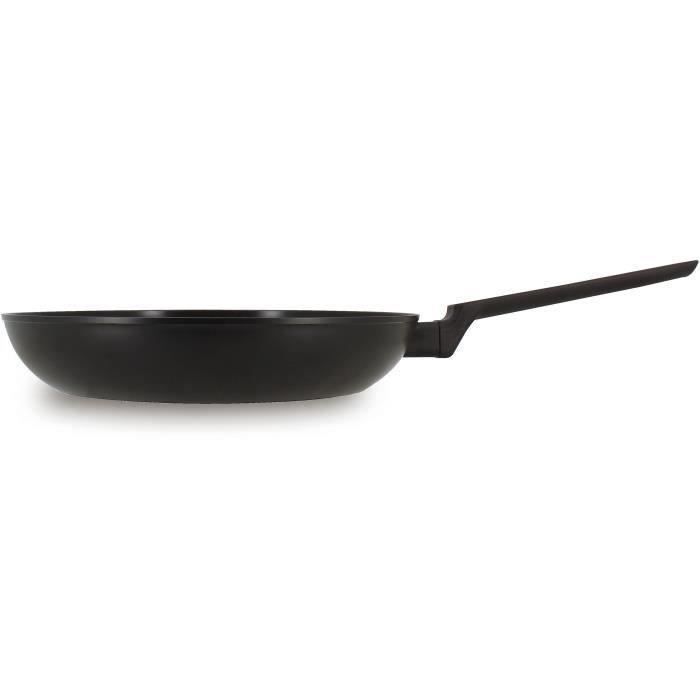 Frying pan - MENASTYL - 6020638 - Forged aluminum - 28 cm - Black - Suitable for all hobs including 