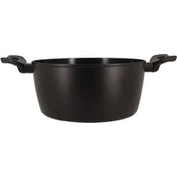 Dutch oven - MENASTYL - 6020647 - Forged aluminum - 24 cm - Black - Suitable for all heat sources in