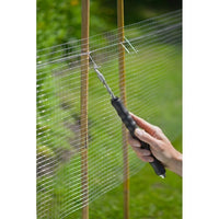 Nature twisted a wire - automatic, rubber handle - included 50x (L16 cm x Ø1 mm) - Galva steel loop 