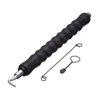 Nature twisted a wire - automatic, rubber handle - included 50x (L16 cm x Ø1 mm) - Galva steel loop 