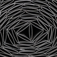 Double-sided PVC reed screen - NATURE - 1 x 3 m - 1600 g/m² - Blackout 4/5 - Anti-UV - Light grey