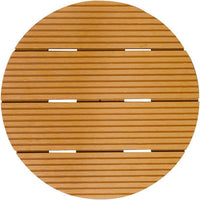 Pflanzenständer mit Rollen  NATURE  WPC H7,5 x Ø30 cm  4 Rollen  Holz
