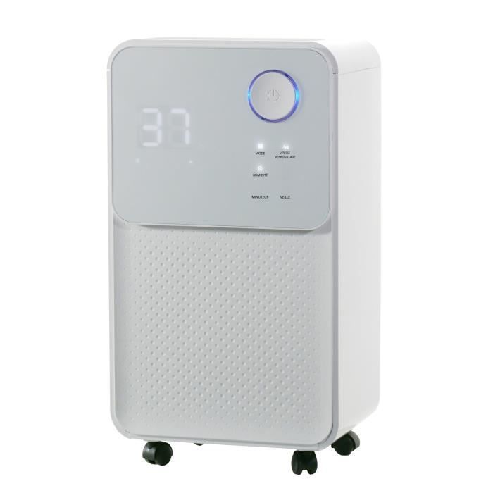 OCEANIC Electric air dehumidifier - Extraction 12 liters / day - Laundry drying - Continuous drainag