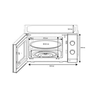 Microwave - OCEANIC - OCAMO20B12 - 20L - black - Single function