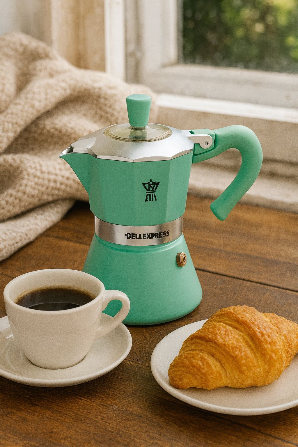 Italienische Kaffeemaschine  PEZZETTI  BELLEXPRESS  Aluminium  6 Tassen  Geeignet für alle Herd