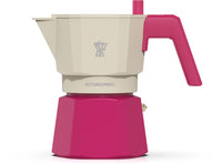 Italienische Kaffeemaschine  PEZZETTI  FUTUREXPRESS  Aluminium  6 Tassen  Fuchsia