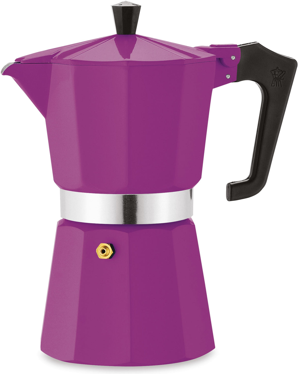 Italienische Kaffeemaschine  PEZZETTI  ITALEXPRESS  Aluminium  6 Tassen  Lila