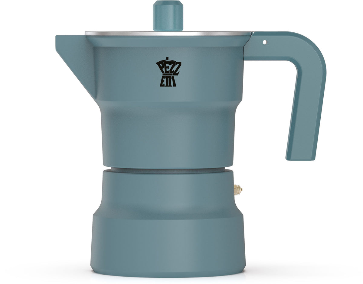 Italienische Kaffeemaschine  PEZZETTI  SOLIDEXPRESS  Aluminium  6 Tassen  Grün