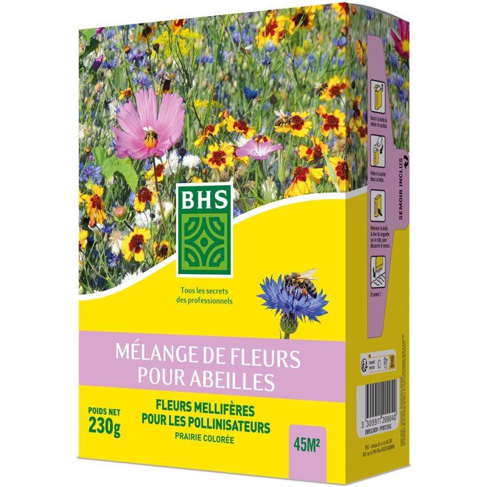 Bienenblumenmischung  BHS  230 g  26 verschiedene einjährige Blumen