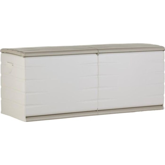 PLASTIKEN Chest 450L Interior / Exterior Functional and Aesthetic Lockable with Beige Casters