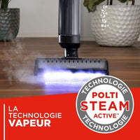 Kabelloser Dampfwisch-Staubsauger - POLTI - RollySteam WD40C - 14000 Pa - 35 Min. - 0,6 L - Schwarz