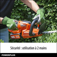Dual Power Height Size Powdpg7536 - 40 V battery, without battery or charger, 670 mm blade, 22 mm de