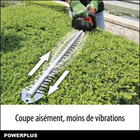 Dual Power Height Size Powdpg7536 - 40 V battery, without battery or charger, 670 mm blade, 22 mm de