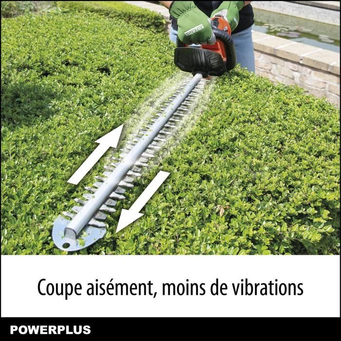 Dual Power Height Size Powdpg7536 - 40 V battery, without battery or charger, 670 mm blade, 22 mm de