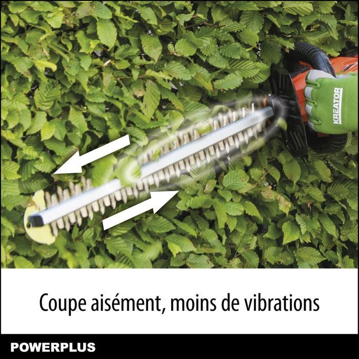 Dual Power Height Size Powdpg7531 - 20 V battery, without battery or charger, 580 mm blade, 18 mm de