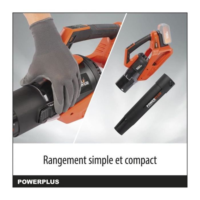 Dual Power Power Bases with Powdpg7521 - 20 V battery sheets, sheet collector, 145 km/h, without bat