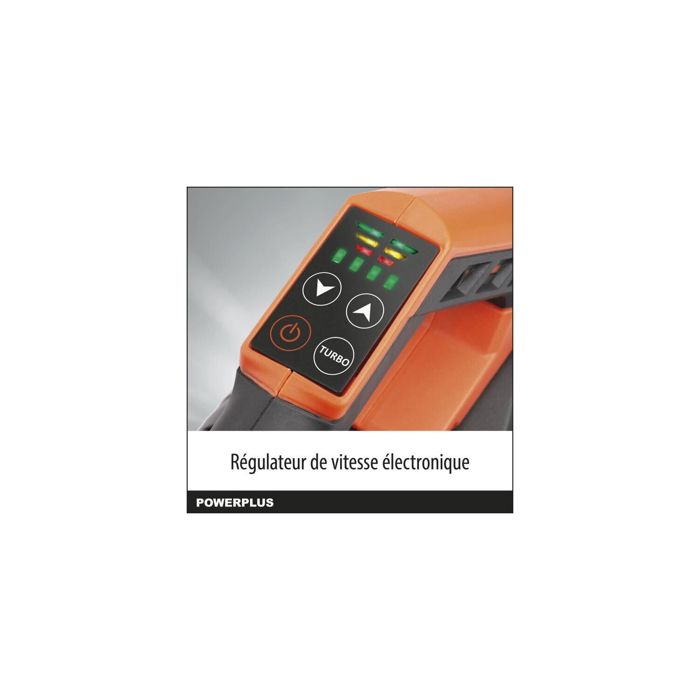 Dual Power Power Bases with Powdpg7521 - 20 V battery sheets, sheet collector, 145 km/h, without bat