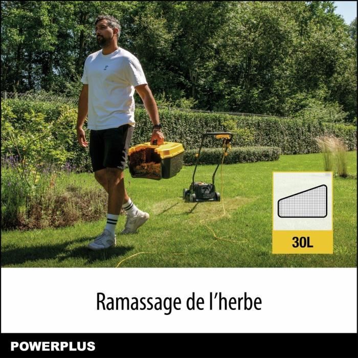 Electric Lawn Mower and Edger - POWERPLUS - POWXG62205T - 1300 W & 32 mm Ø Lawn Mower - 250 W & 220 