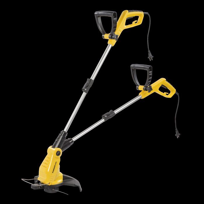Rasentrimmer - POWERPLUS - 450 W - Ø 300 mm - Neigbarer Kopf - Teleskopstange